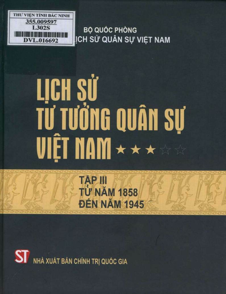 Lịch sử tư tưởng quân sự Việt Nam tập 3