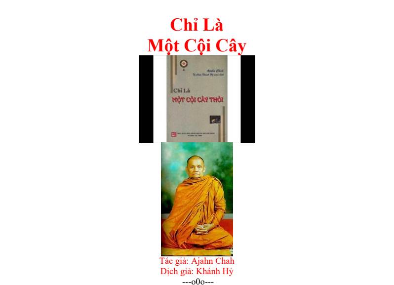 Sách Chỉ Là Một Cội Cây PDF tải miễn phí